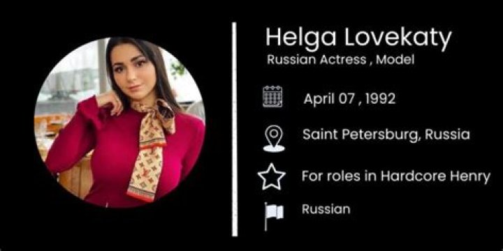 Helga Lovekaty Biography and Facts About The Russian Model